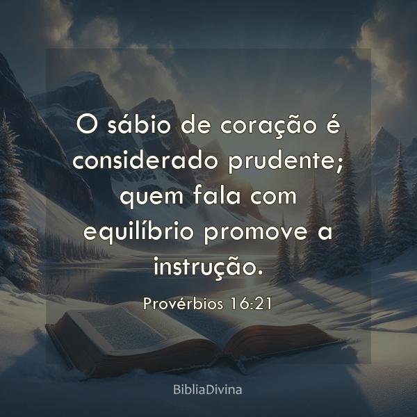 Provérbios 16:21