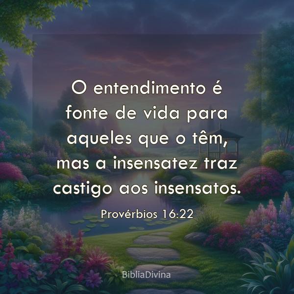 Provérbios 16:22