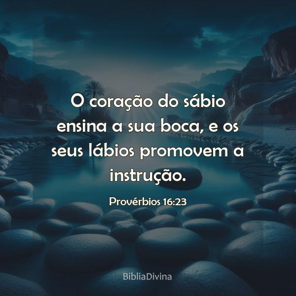 Provérbios 16:23