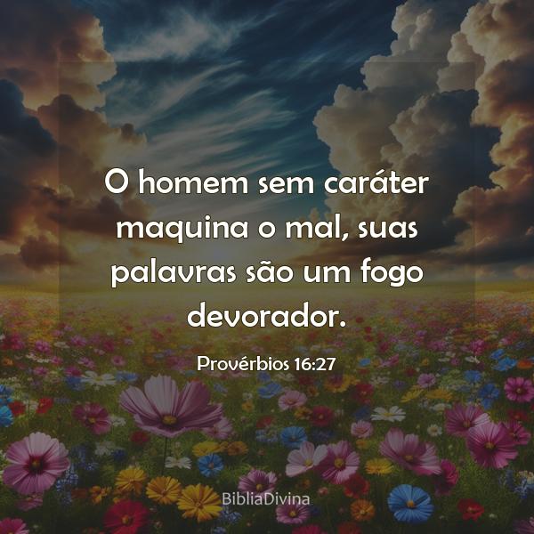 Provérbios 16:27