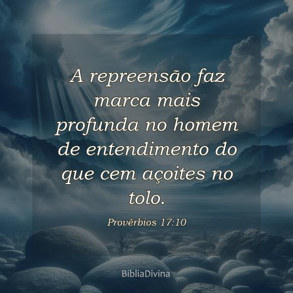 Provérbios 17:10