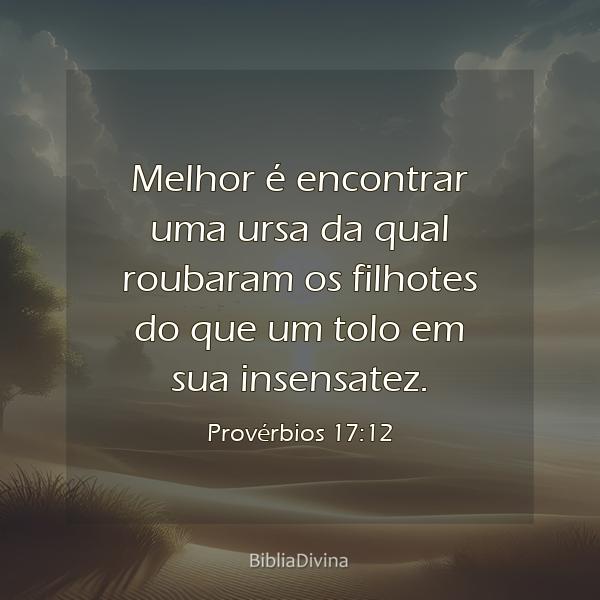 Provérbios 17:12