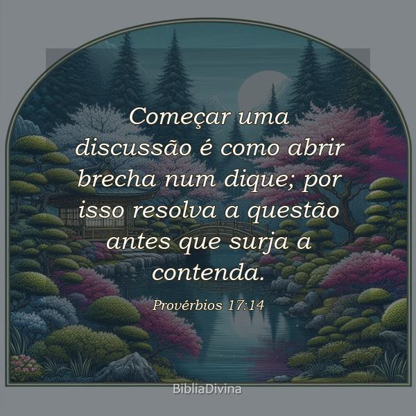 Provérbios 17:14