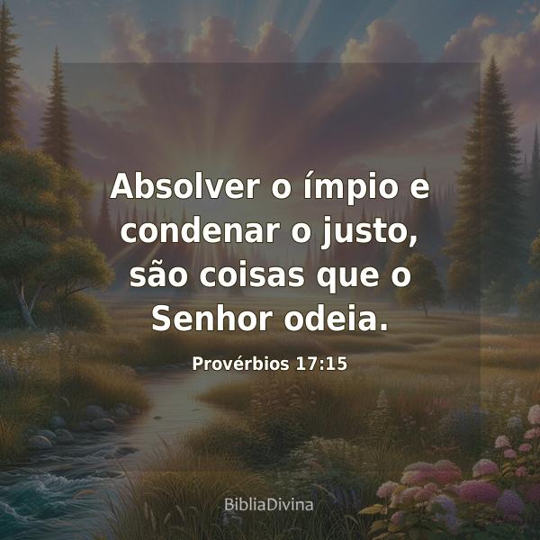 Provérbios 17:15