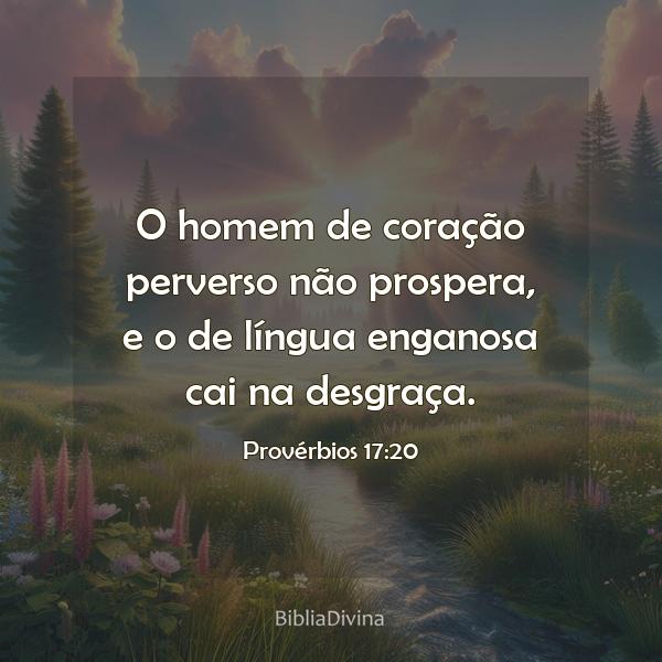 Provérbios 17:20