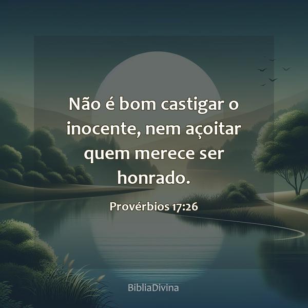 Provérbios 17:26