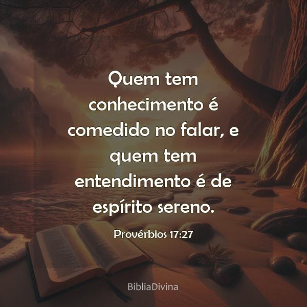 Provérbios 17:27