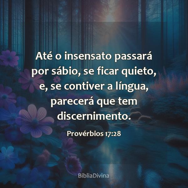 Provérbios 17:28