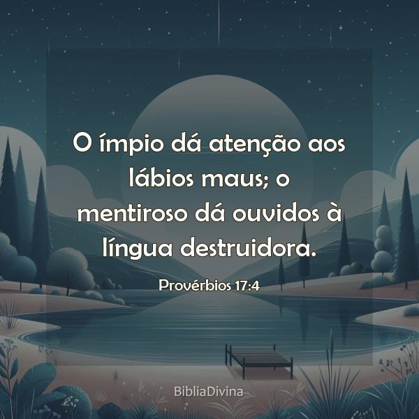 Provérbios 17:4