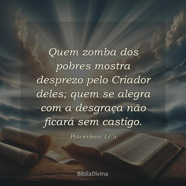 Provérbios 17:5