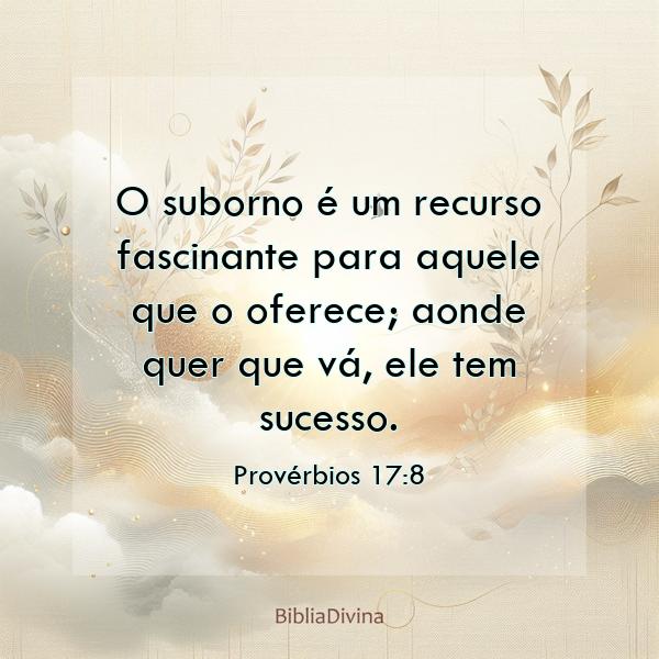 Provérbios 17:8