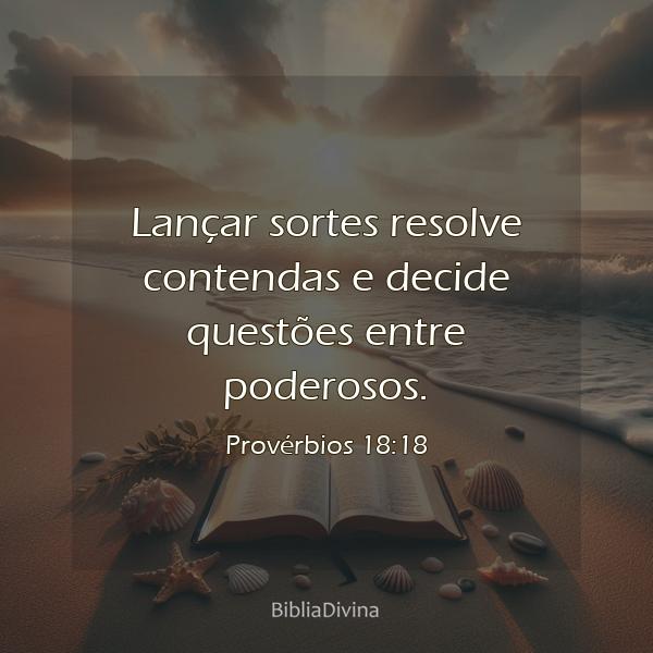 Provérbios 18:18