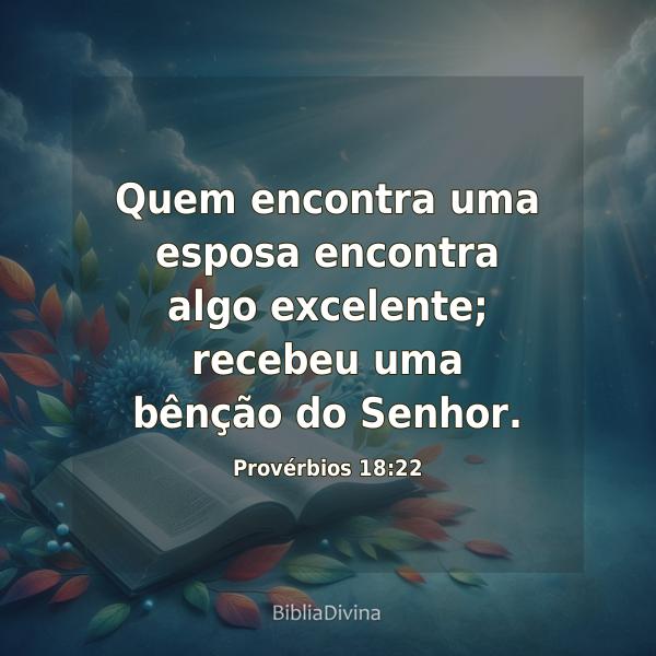 Provérbios 18:22