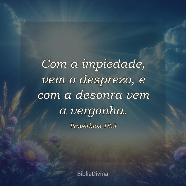 Provérbios 18:3