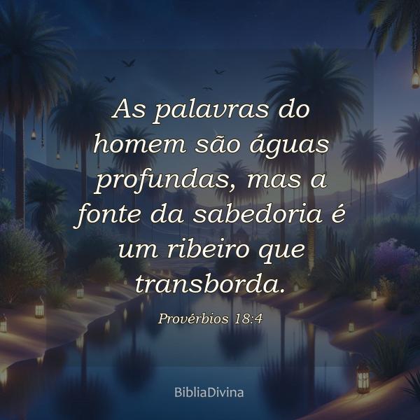 Provérbios 18:4