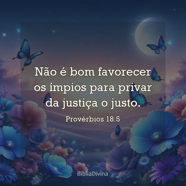 Provérbios 18:5