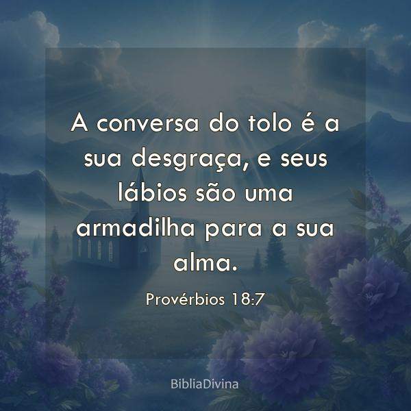 Provérbios 18:7