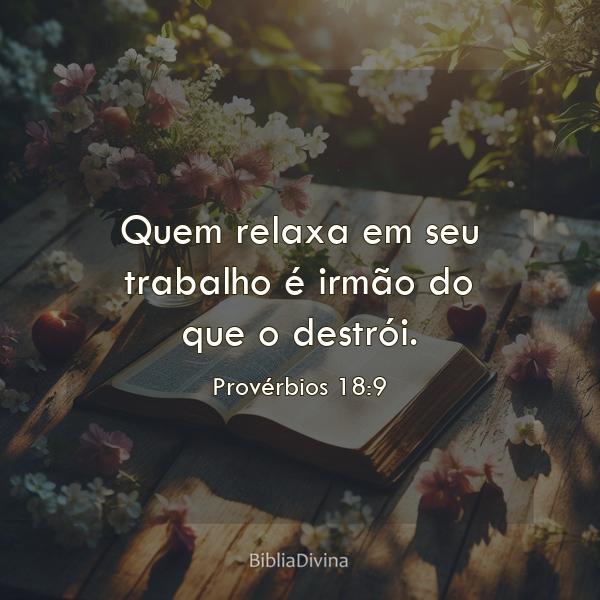 Provérbios 18:9