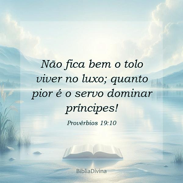 Provérbios 19:10