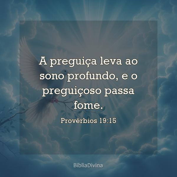 Provérbios 19:15