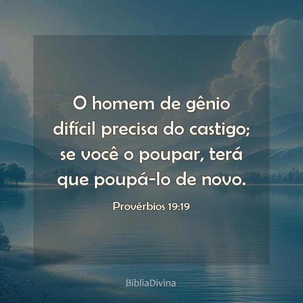 Provérbios 19:19