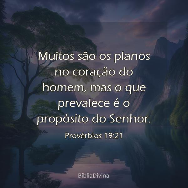 Provérbios 19:21