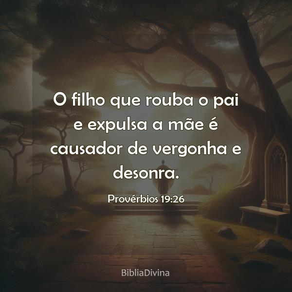 Provérbios 19:26