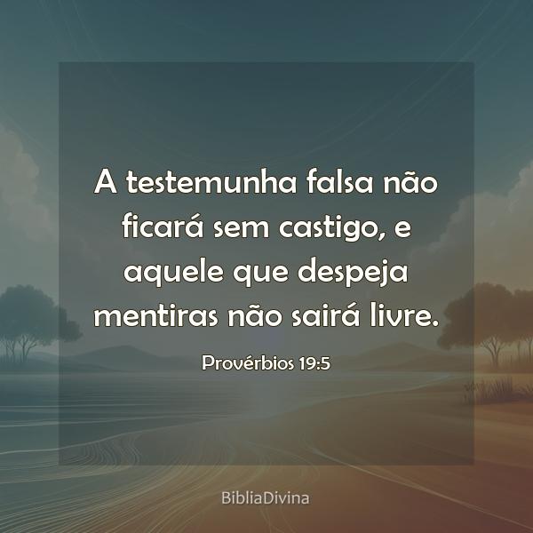 Provérbios 19:5