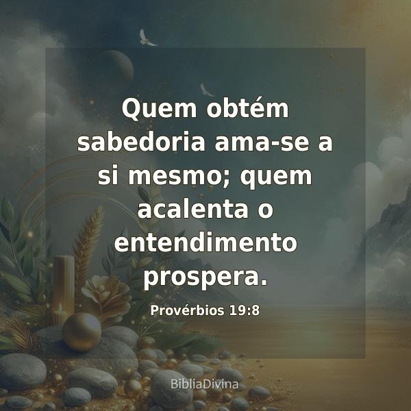 Provérbios 19:8