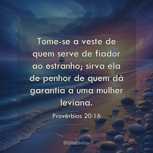 Provérbios 20:16