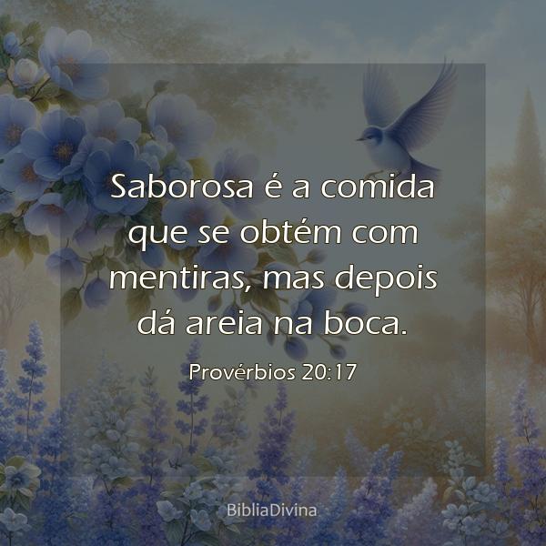 Provérbios 20:17