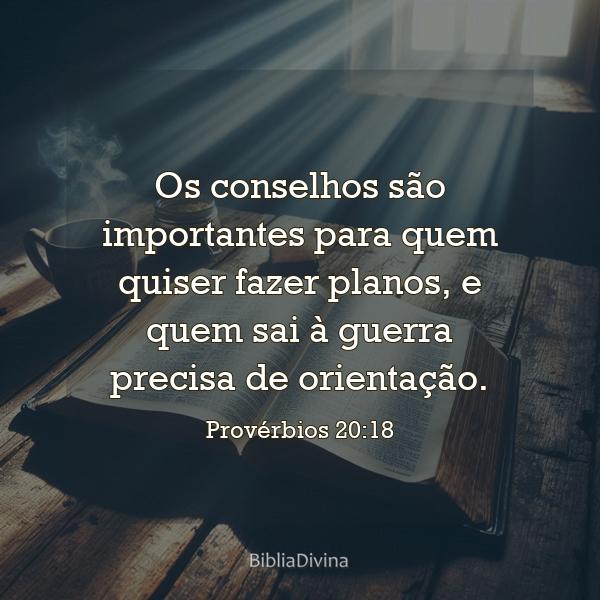 Provérbios 20:18