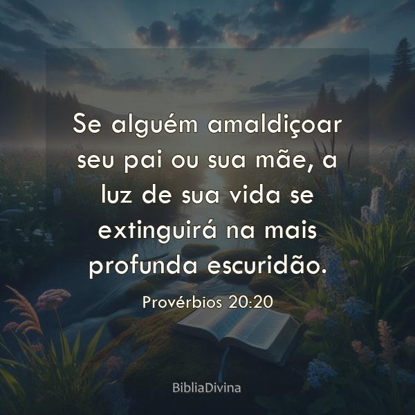 Provérbios 20:20