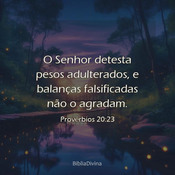 Provérbios 20:23