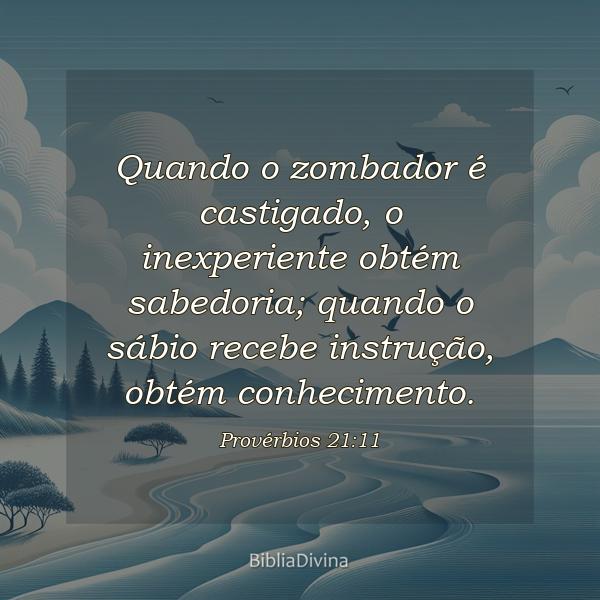 Provérbios 21:11