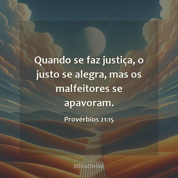 Provérbios 21:15