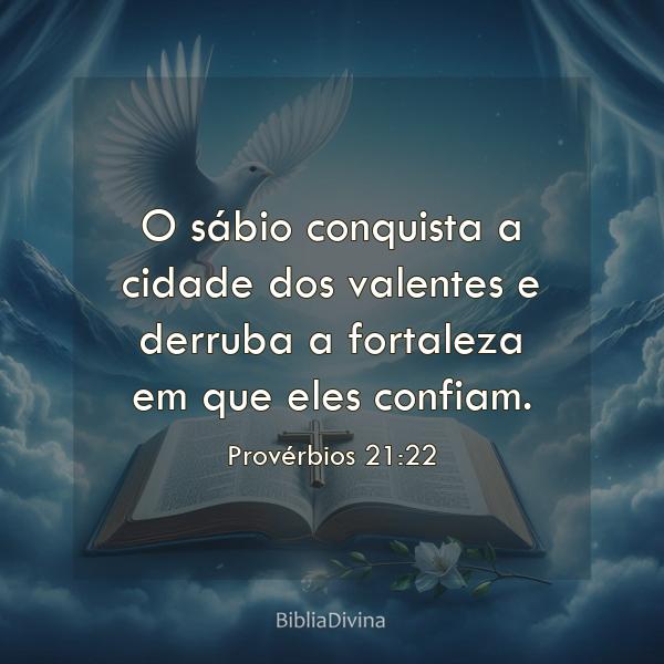 Provérbios 21:22