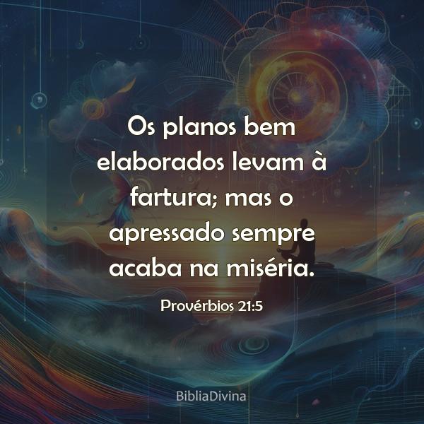 Provérbios 21:5