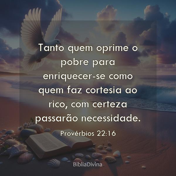 Provérbios 22:16