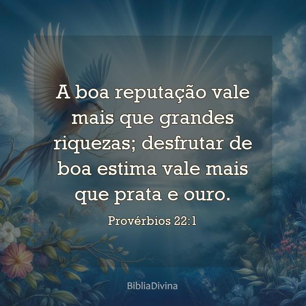 Provérbios 22:1