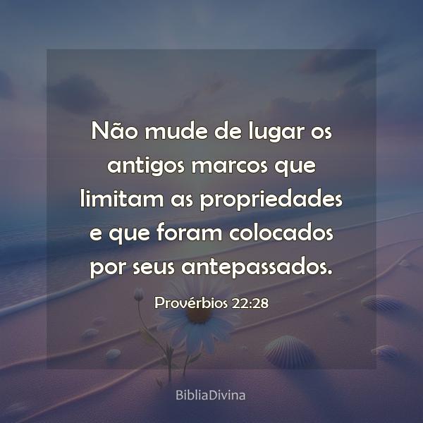 Provérbios 22:28