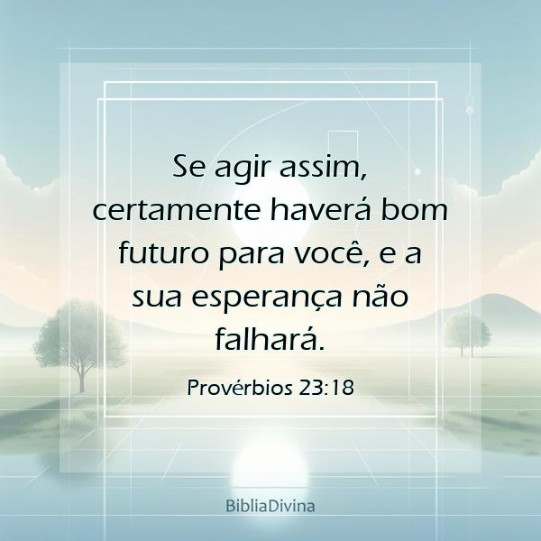 Provérbios 23:18