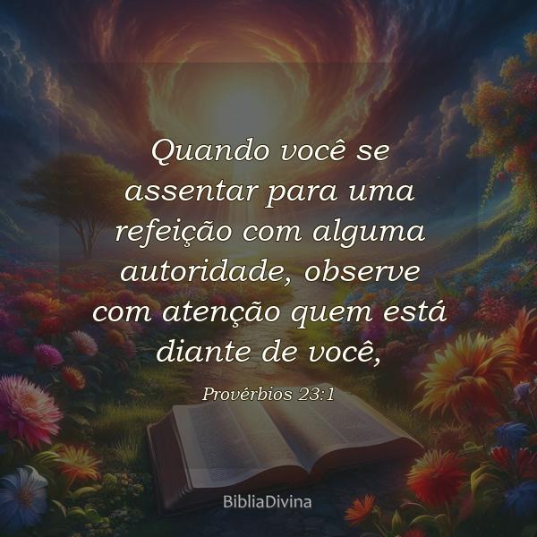 Provérbios 23:1