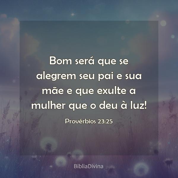 Provérbios 23:25