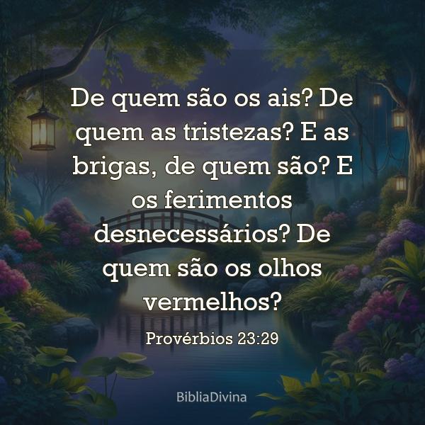 Provérbios 23:29