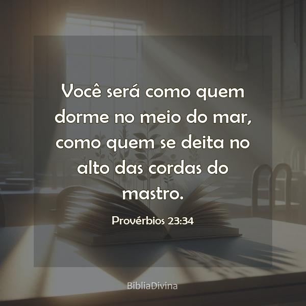 Provérbios 23:34