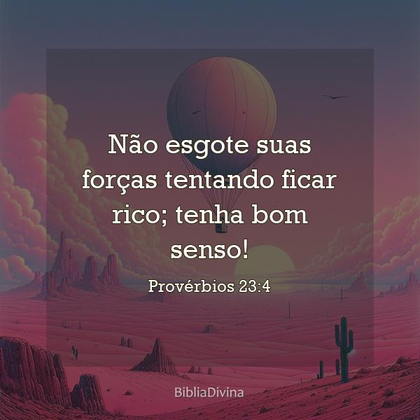 Provérbios 23:4