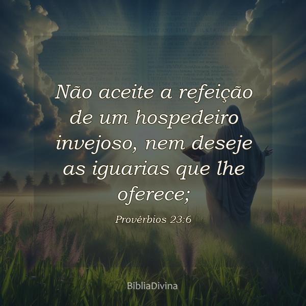 Provérbios 23:6