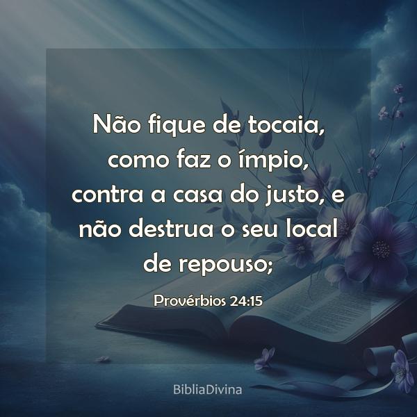 Provérbios 24:15