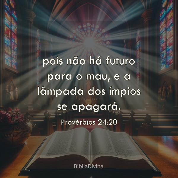 Provérbios 24:20